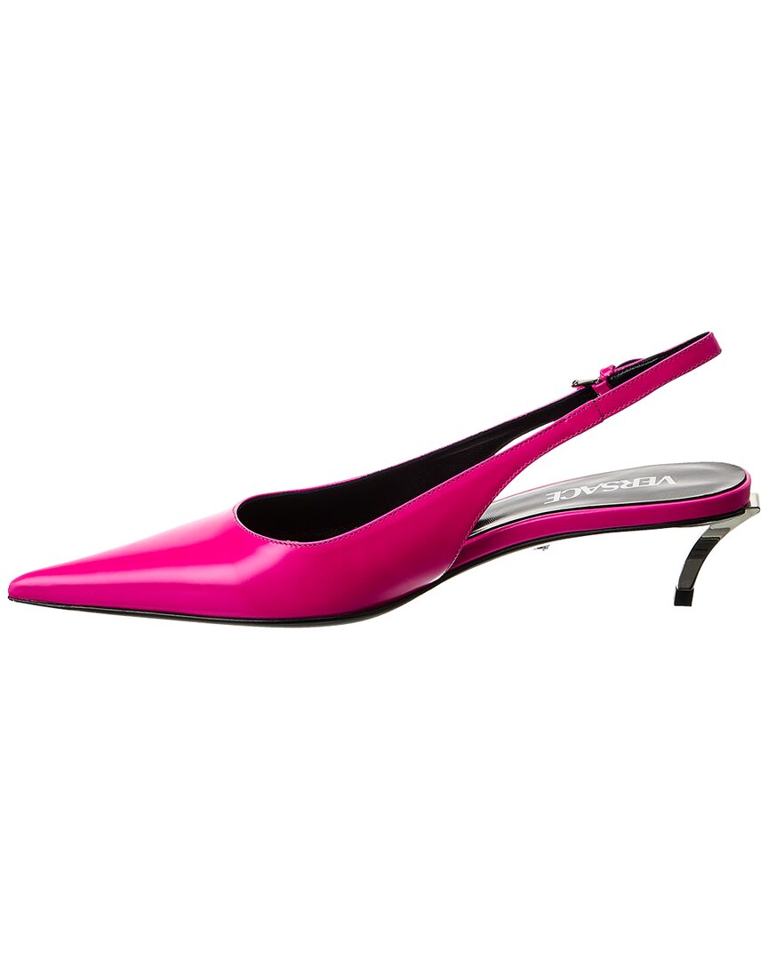 Versace Pin-Point Leather Pump