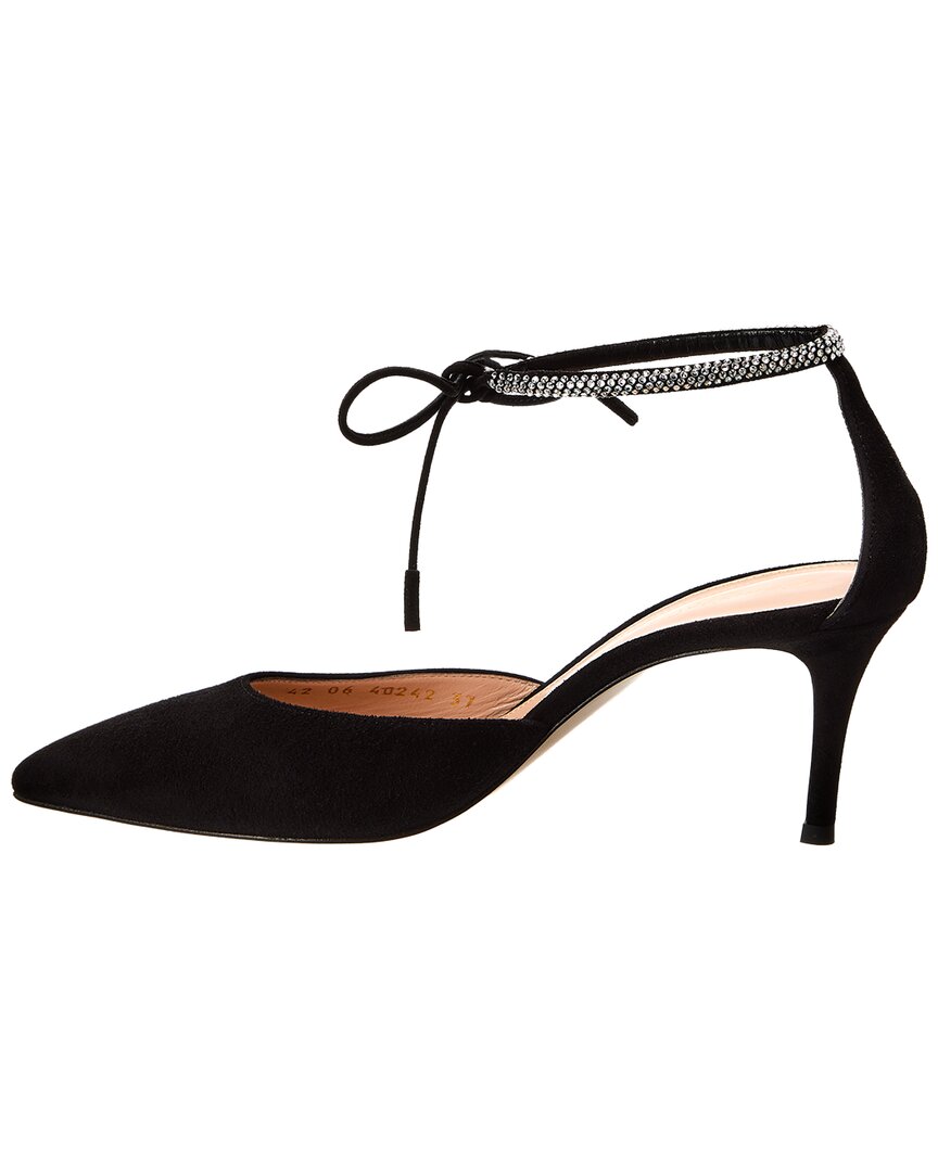 Gianvito Rossi Montecarlo D'orsay 70 Suede Pump – Bluefly