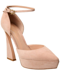 Gianvito Rossi Vertigo Suede Pump Peach
