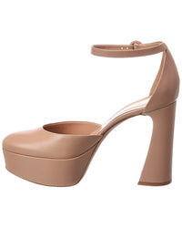 Gianvito Rossi Gianvito Rossi Holly D'orsay Leather Platform Pump