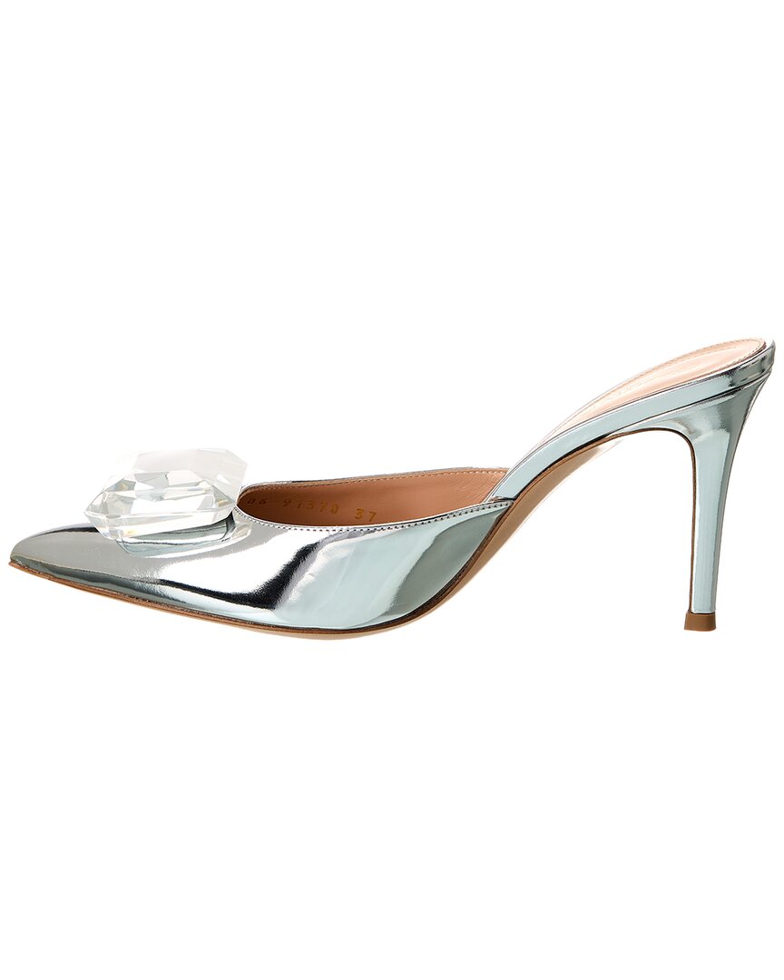 Gianvito Rossi Jaipur 85 Leather Mule