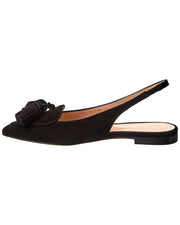 Gianvito Rossi Slingback Suede Flat