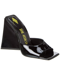The Attico Devon Patent Sandal Black