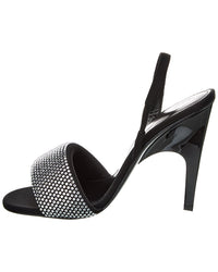 The Attico Rem Satin Slingback Sandal