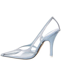 The Attico Vinyl & Suede Pump