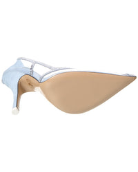The Attico Vinyl & Suede Pump