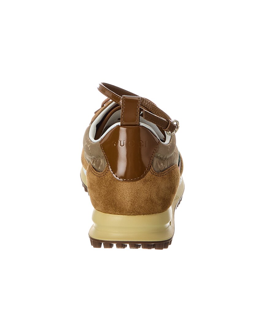 Gucci Re-Motion Gg Nylon & Suede Sneaker