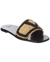 Valentino Viva Superstar Raffia Sandal