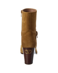 Valentino Valentino Vlogo 90 Suede Bootie