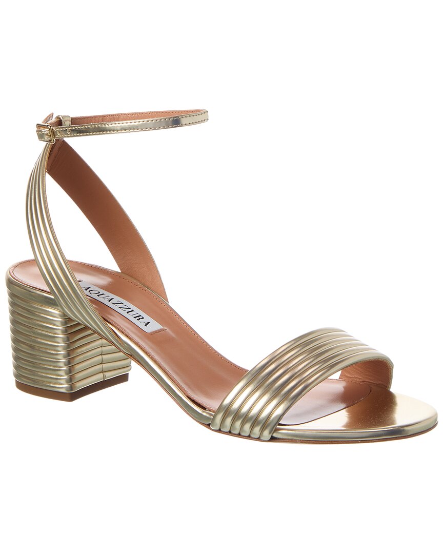 Aquazzura Sundance 50 Leather Sandal