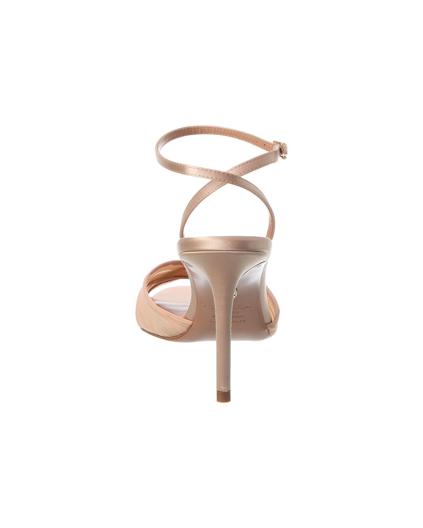 Aquazzura Voile 85 Satin & Chiffon Sandal