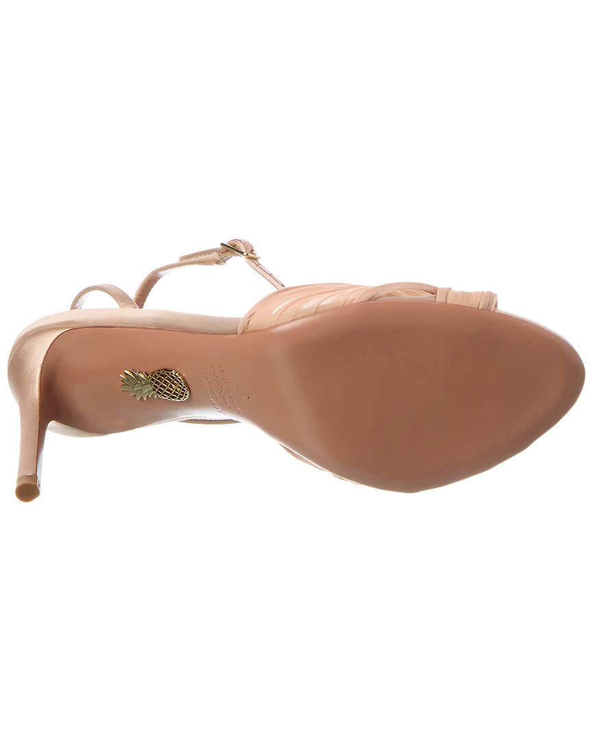 Aquazzura Voile 85 Satin & Chiffon Sandal