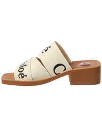 Chloé Woody Linen Sandal