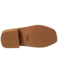 Chloé Woody Linen Sandal