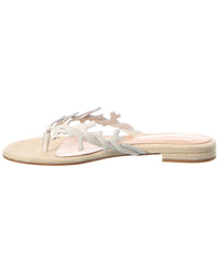 Gianvito Rossi Canvas & Leather Sandal