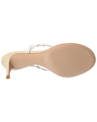 Gianvito Rossi Ocean Thong 70 Canvas & Leather Sandal