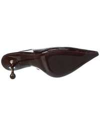 Jimmy Choo Isa 80 Croc-Embossed Leather Slingback Pump