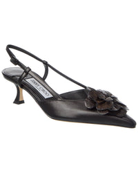 Jimmy Choo Mimmi 50 Leather Slingback Pump