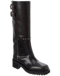 Jimmy Choo Jimmy Choo Brooklyn Kb 50 Leather Knee-High Boot