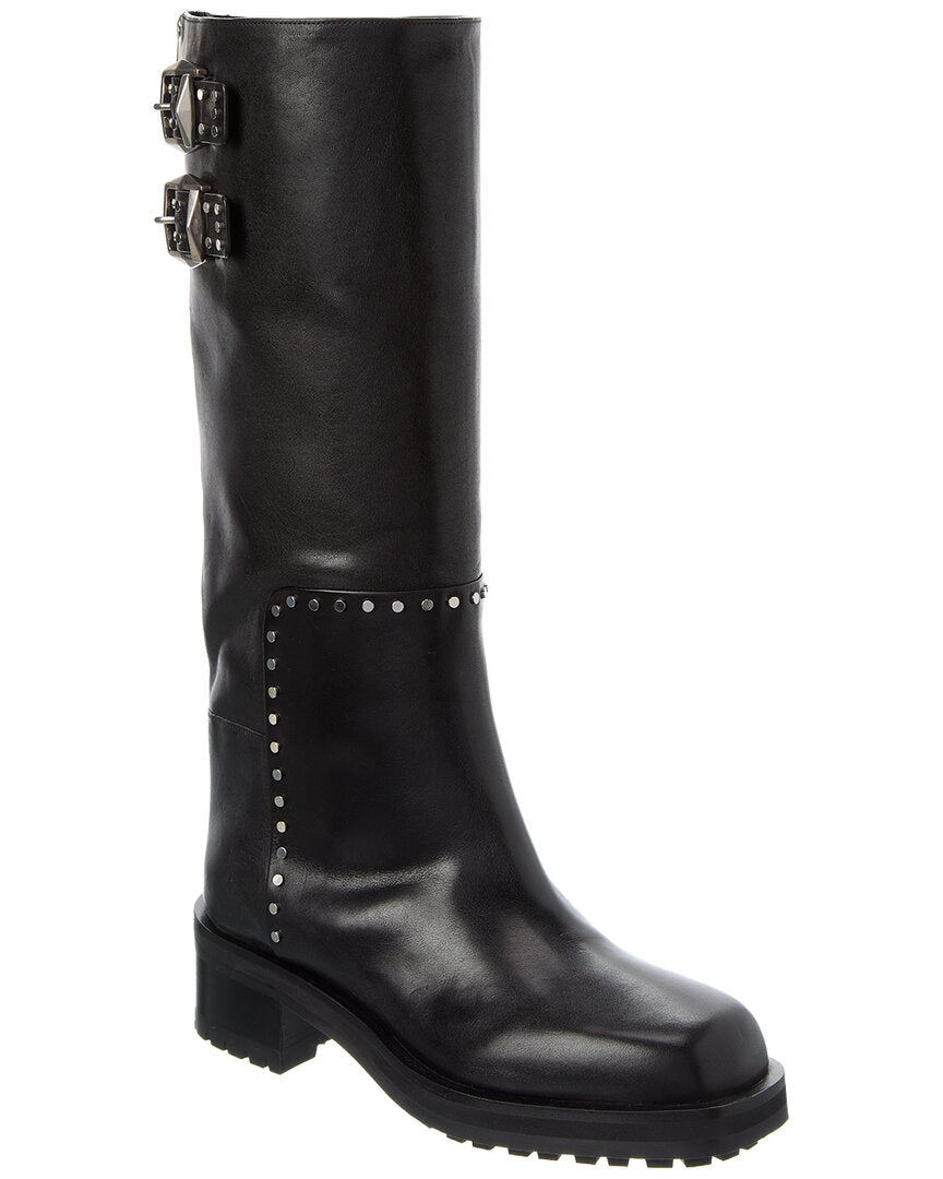 Jimmy Choo Jimmy Choo Brooklyn Kb 50 Leather Knee-High Boot