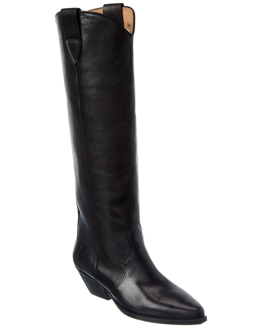 Isabel Marant Isabel Marant Denvee Leather Knee-High Boot