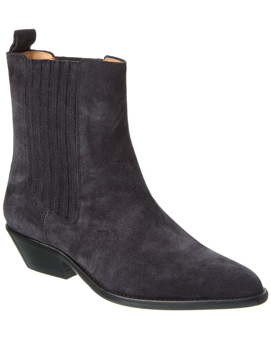 Isabel Marant Delena Suede Bootie Black