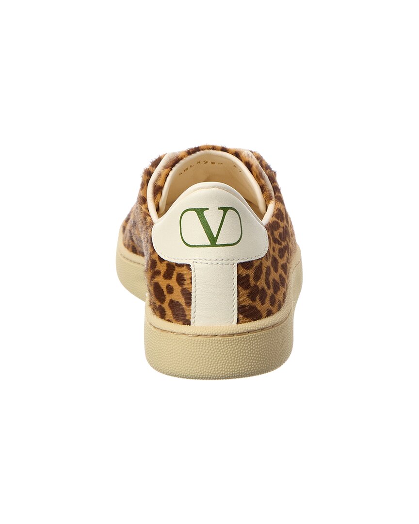 Valentino Vlogo Signature Haircalf & Leather Sneaker