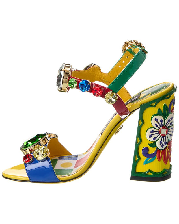 Dolce & Gabbana Keira Patent Sandal