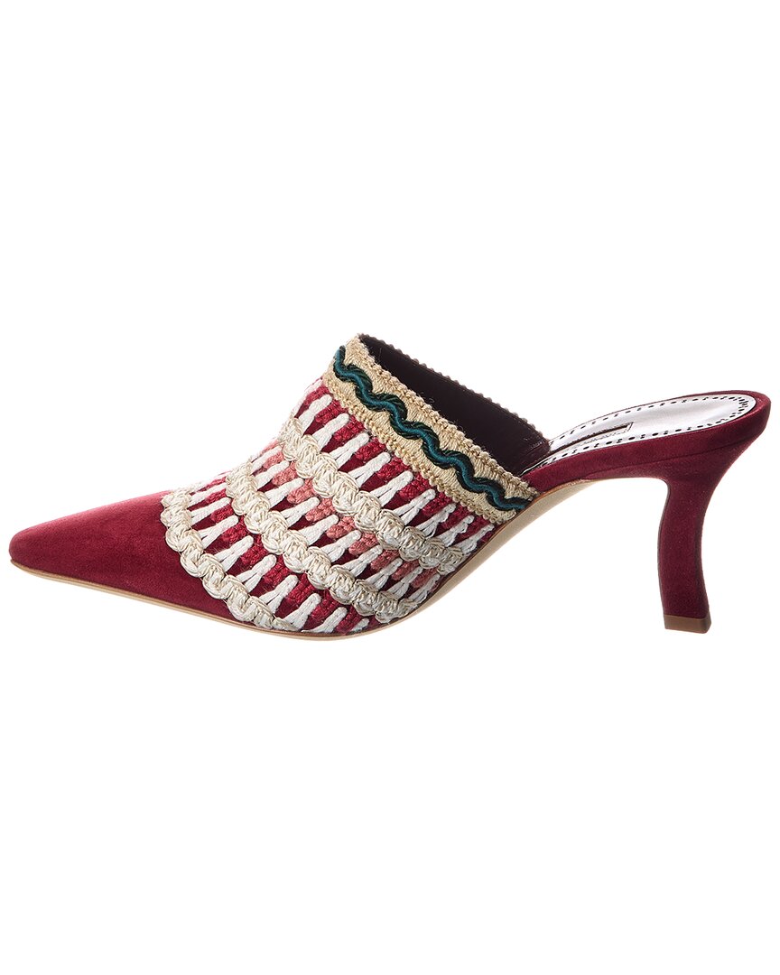 Manolo Blahnik Alo 70 Suede Mule – Bluefly