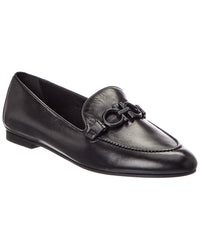 Ferragamo Trifoglio Leather Loafer