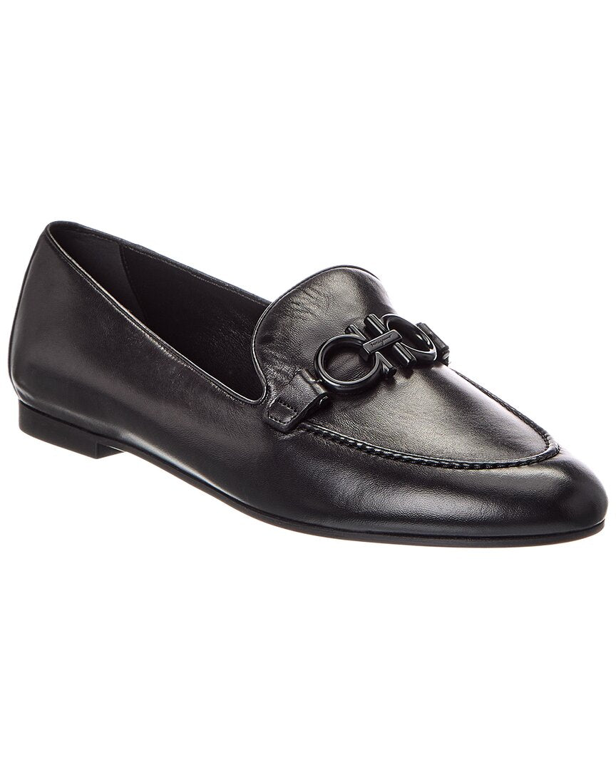 Ferragamo Trifoglio Leather Loafer
