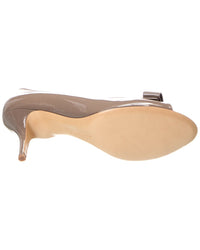 Ferragamo Ferragamo Logo Leather Pump