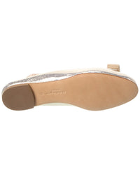 Ferragamo Varina Leather Ballet Flat