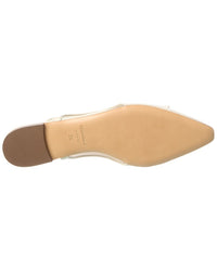 Ferragamo Mini Bow Leather Ballet Flat