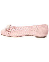 Ferragamo Varina Leather Ballet Flat