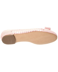 Ferragamo Varina Leather Ballet Flat