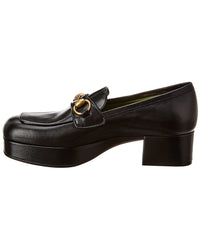 Gucci Gucci Horsebit Leather Platform Loafer