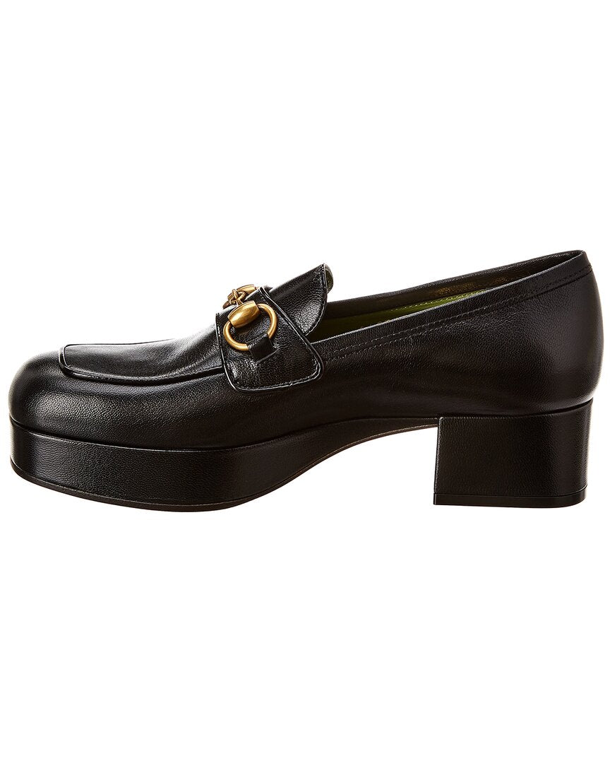 Gucci Gucci Horsebit Leather Platform Loafer