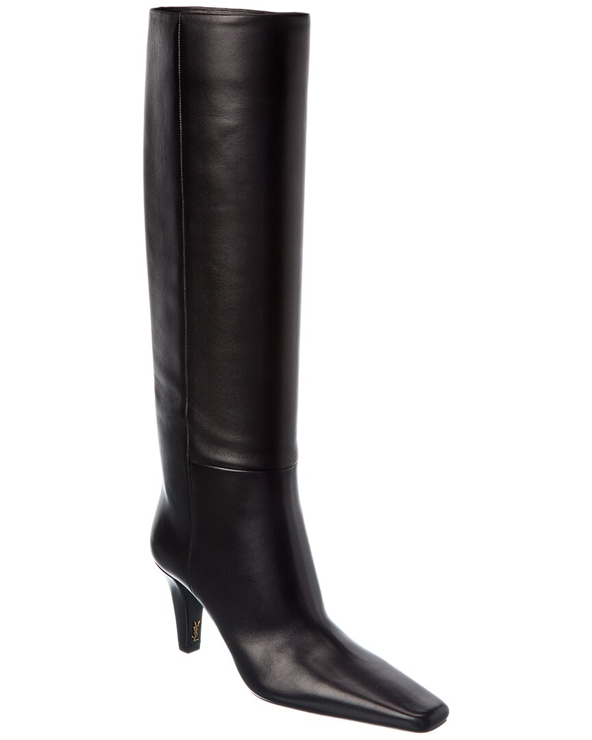 Saint Laurent Saint Laurent Jill 75 Leather Knee-High Boot