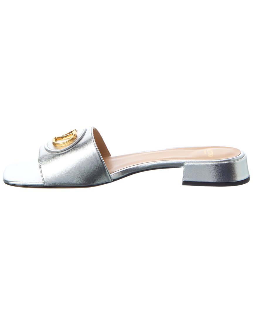 Valentino Vlogo Leather Sandal
