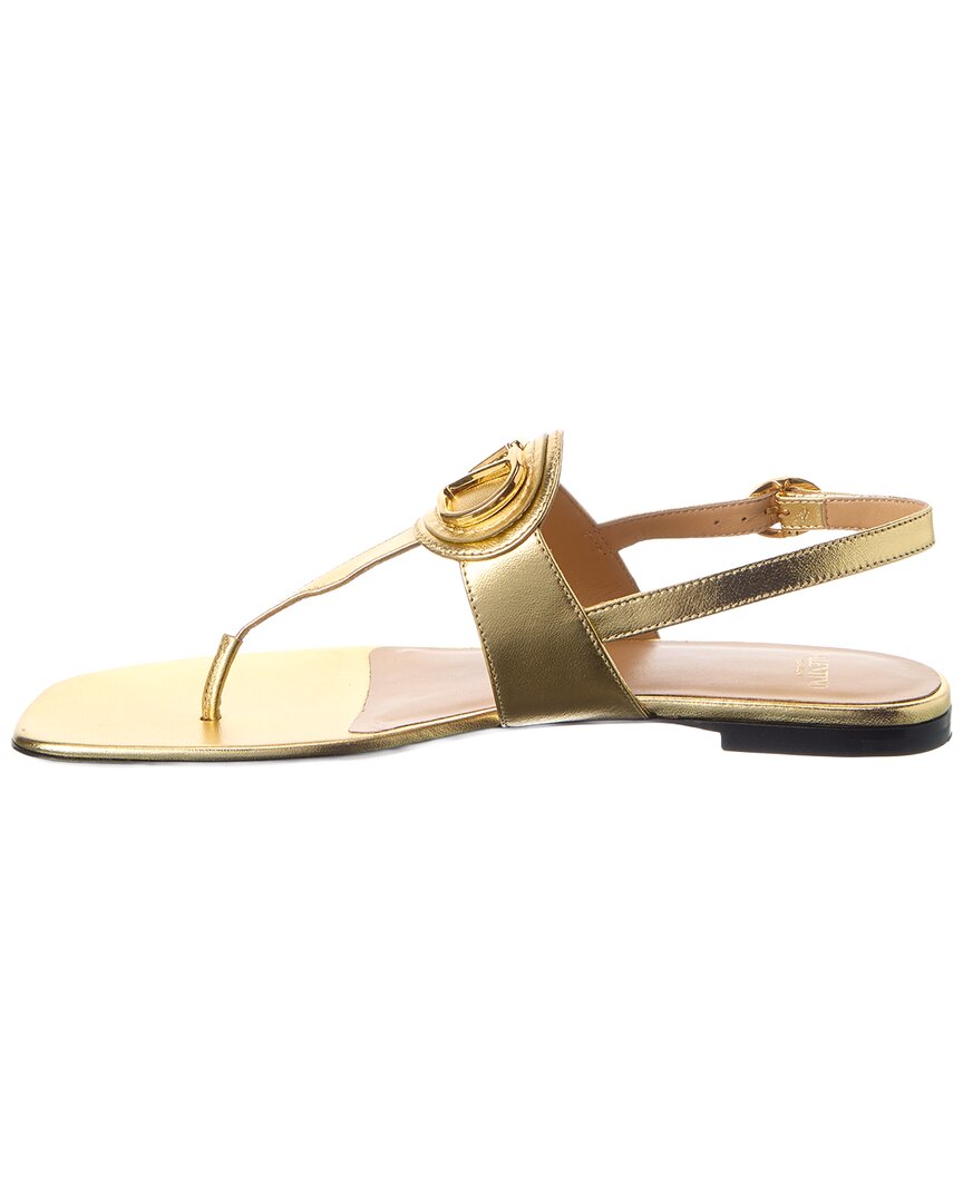 Valentino Vlogo Signature Leather Sandal