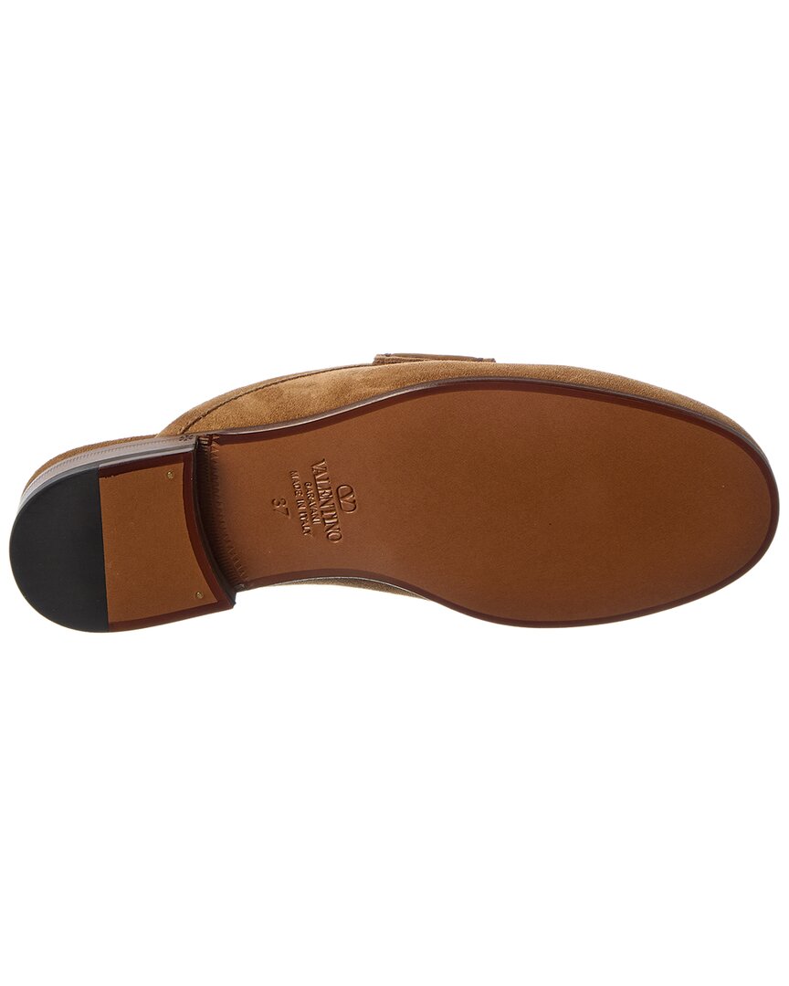 Valentino Vlogo Signature Suede Mule