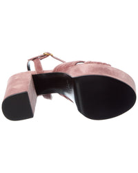 Valentino Crasher 125 Velvet Platform Sandal