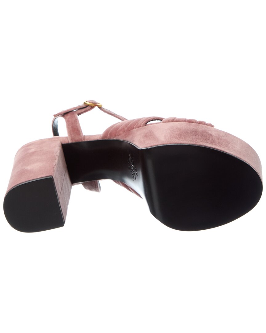 Valentino Crasher 125 Velvet Platform Sandal