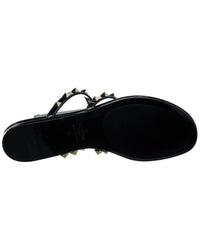 Valentino Rockstud Caged Rubber Sandal