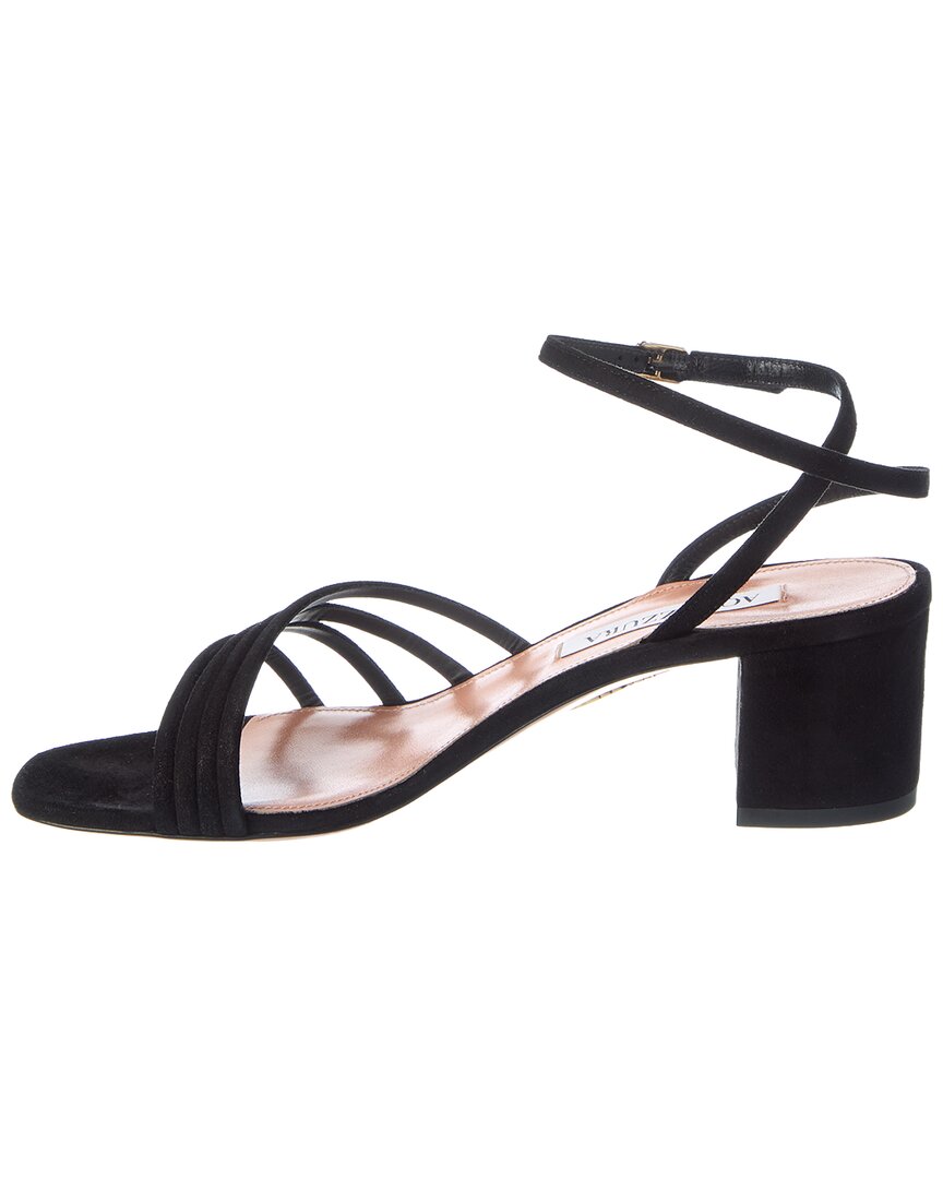 Aquazzura Latour 50 Suede Sandal