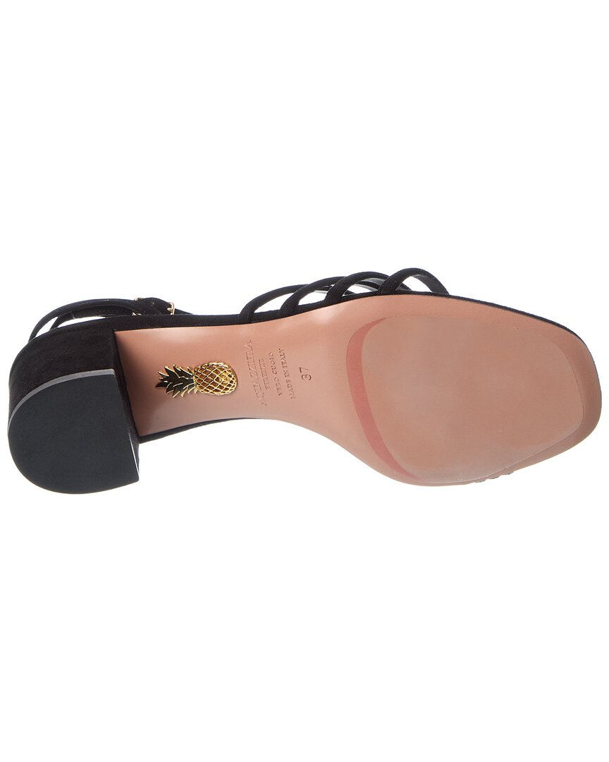 Aquazzura Latour 50 Suede Sandal – Bluefly