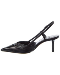 Jimmy Choo Afia 65 Leather Slingback Pump