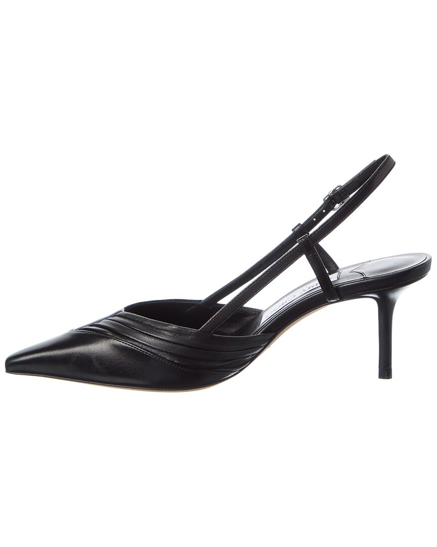 Jimmy Choo Afia 65 Leather Slingback Pump