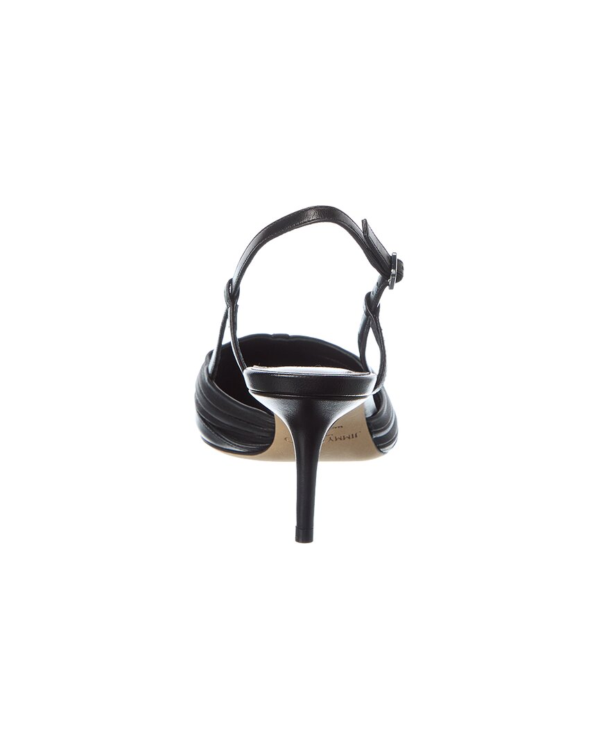 Jimmy Choo Afia 65 Leather Slingback Pump